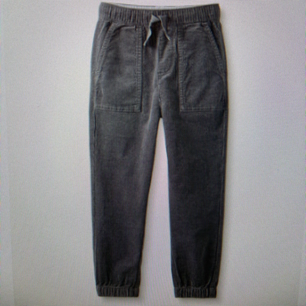 Hanna Andersson corduroy joggers. Gray